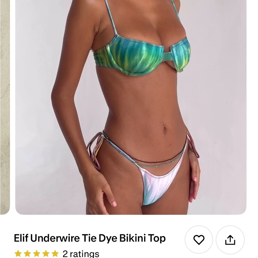 Indah Elif Underwire Bikini top - small sold out everywhere!